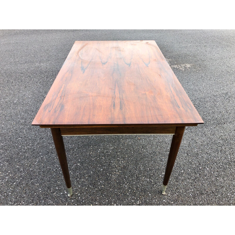 Vintage extendible table made of rosewood 1970