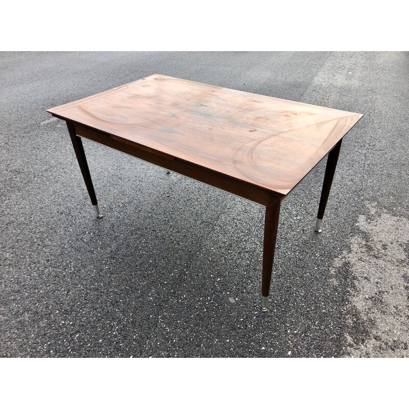 Vintage extendible table made of rosewood 1970