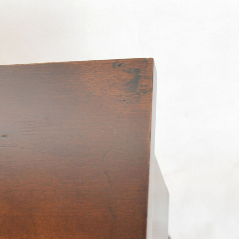 Vintage mahogany bedside table 1960s 