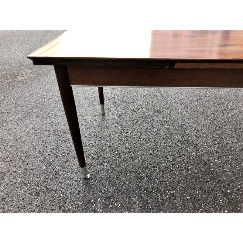 Vintage extendible table made of rosewood 1970