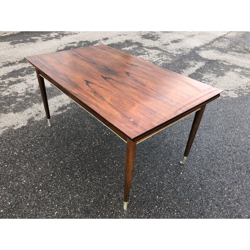 Vintage extendible table made of rosewood 1970