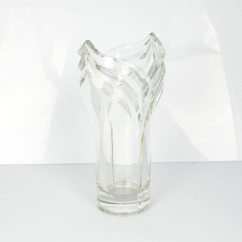 Vintage Baccarat Crystal Vase, France 1970