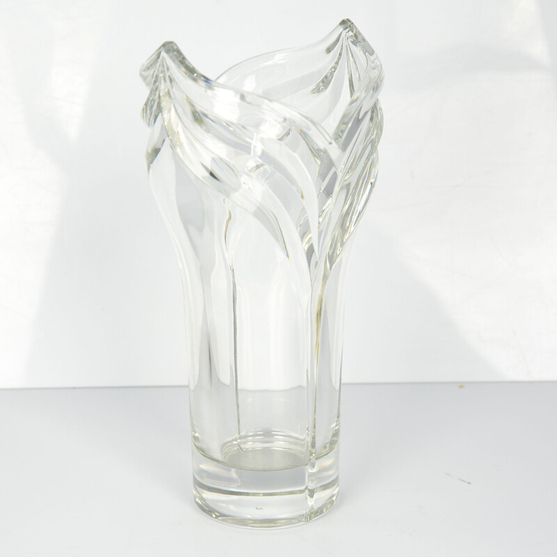Vintage Baccarat Crystal Vase, France 1970