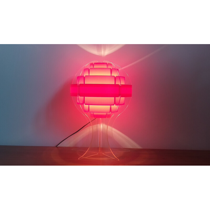 Vintage table lamp designed by Preben Jacobsen & Flemming Brylle, 1970s