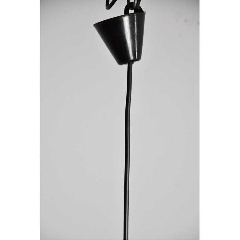 Aluminium vintage Sera pendant lamp by Jo Hammerborg for Fog & Mørup, 1960s