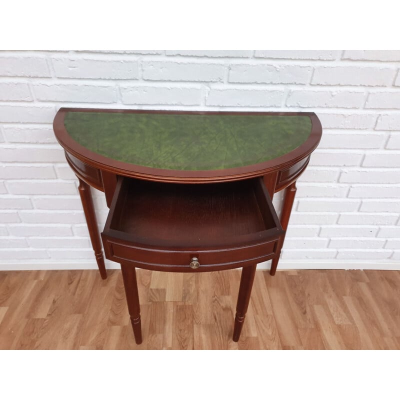Vintage side table with drawer in mahogany, Denmark 1980