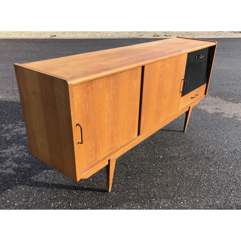 Oak vintage sideboard by Charles Ramos, 1950s