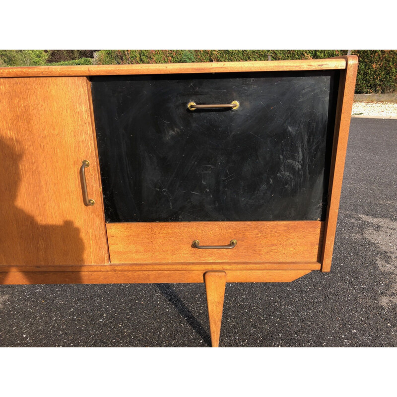 Oak vintage sideboard by Charles Ramos, 1950s