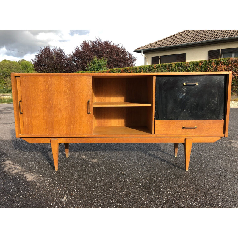 Oak vintage sideboard by Charles Ramos, 1950s