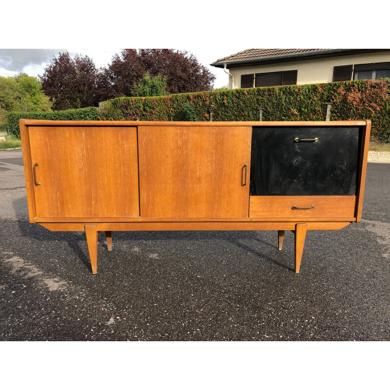 Oak vintage sideboard by Charles Ramos, 1950s