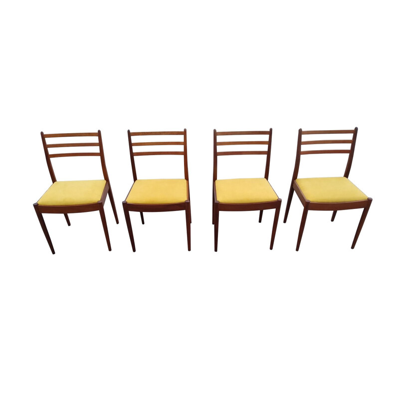 Ensemble de 4 chaises vintage G-Plan par Victor Wilkins, 1960