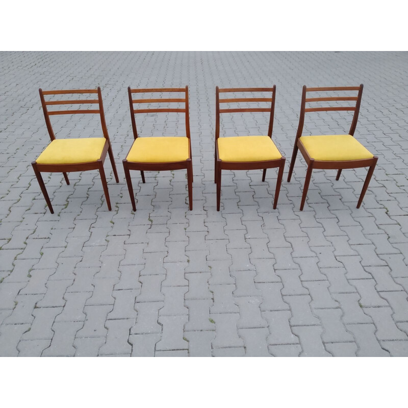 Set of 4 vintage dining chairs G-Plan by Victor Wilkins, 1960s