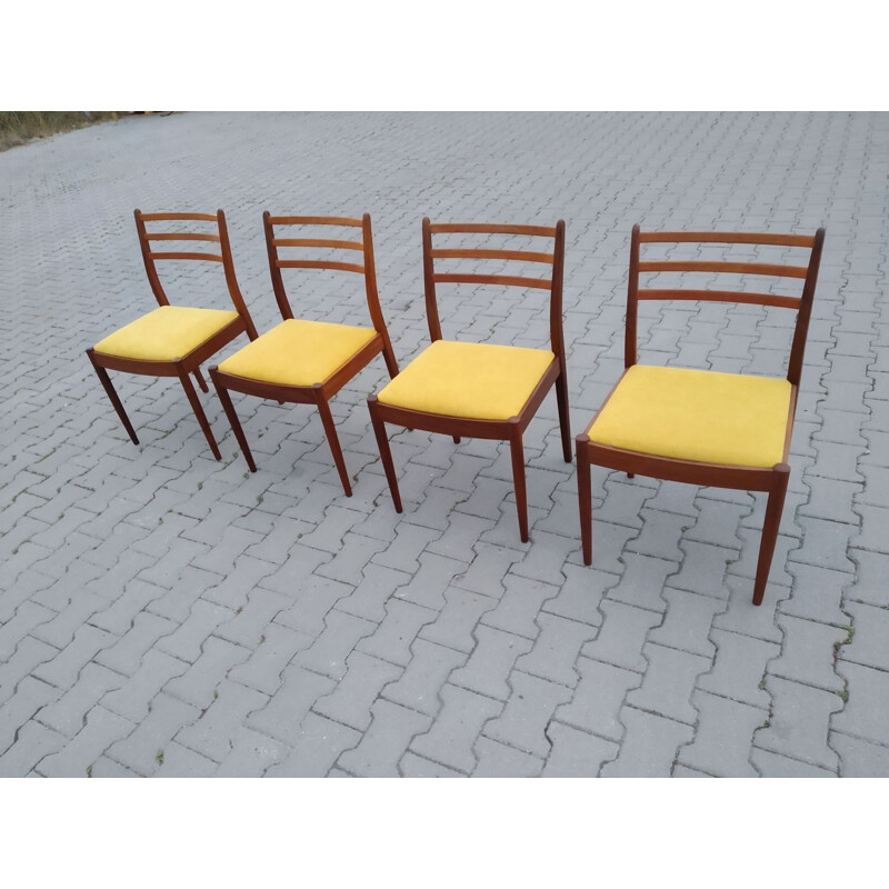 Set of 4 vintage dining chairs G-Plan by Victor Wilkins, 1960s