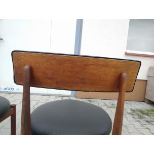 Teak vintage dining chairs for G-Plan by Kofod Larsen, 1960s