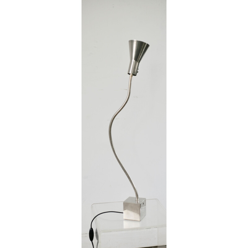 Lampe de bureau vintage en acier, 1970