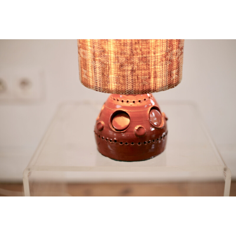 Vintage lamp by Georges Pelletier, ceramics, 1960