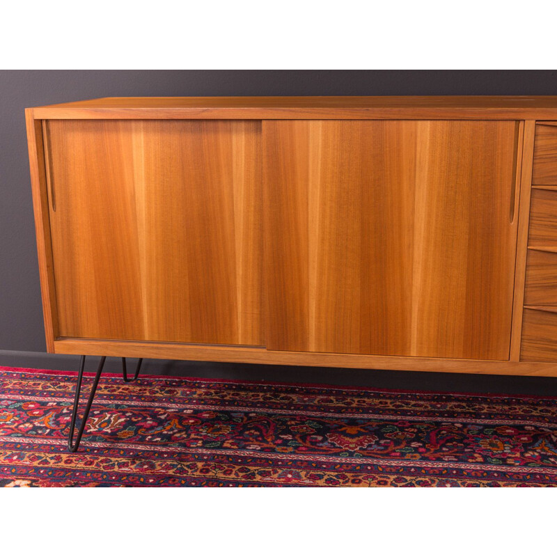 Vintage scandinavian wood sideboard 1950