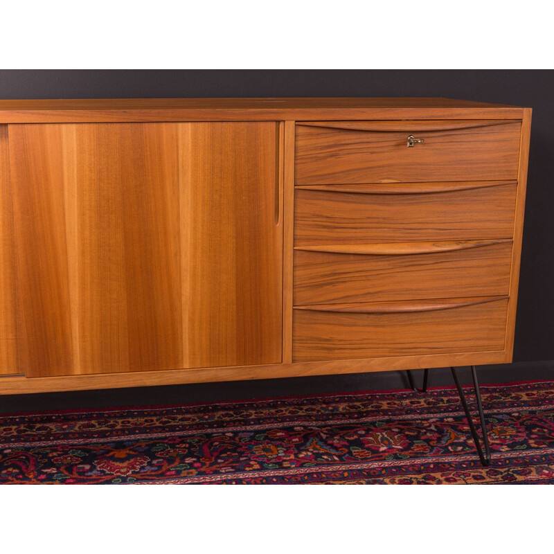 Vintage scandinavian wood sideboard 1950