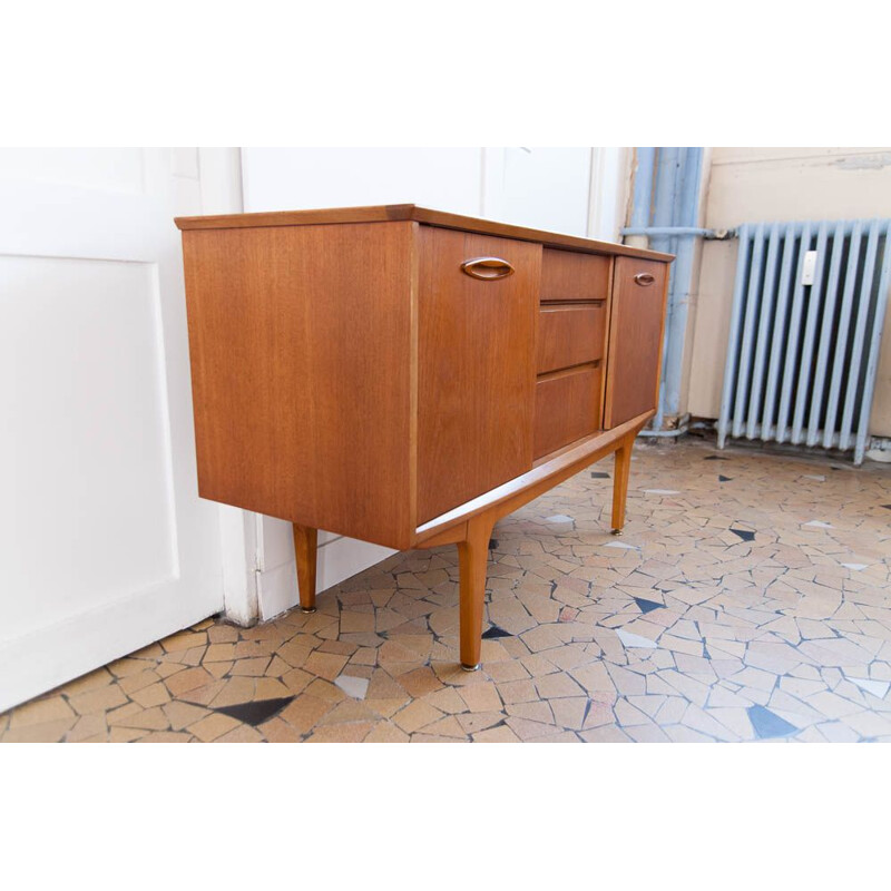 Enfilade vintage scandinave en teck par Jentique 1960