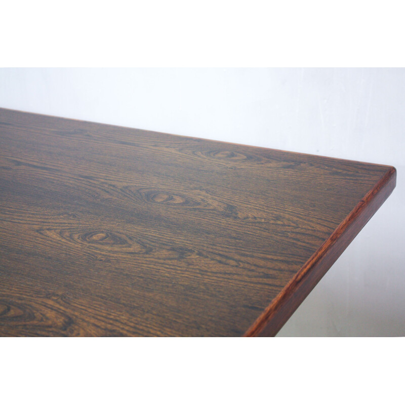 Vintage italian rosewood dining Table, 1950