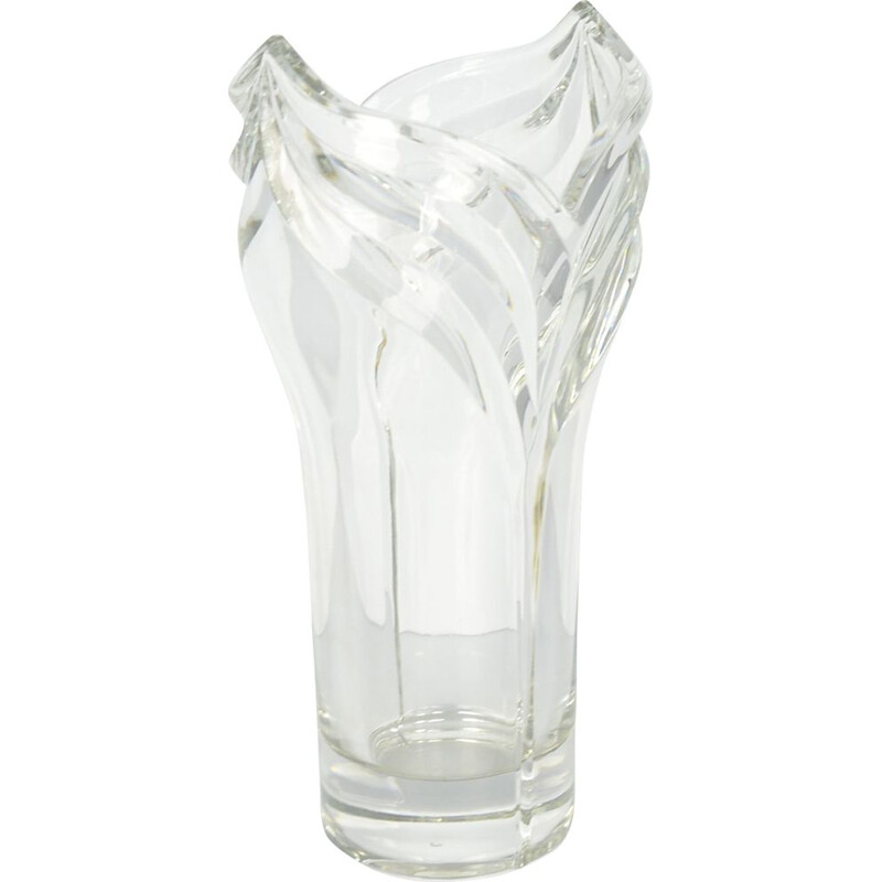 Vintage Baccarat Crystal Vase, France 1970