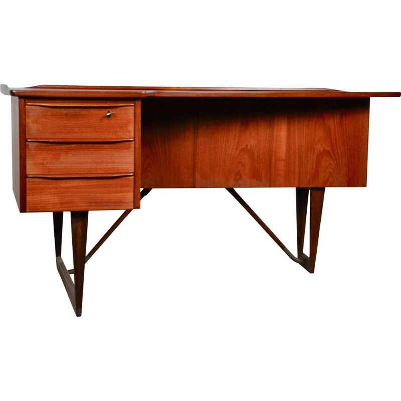 Boomerang vintage desk by Peter Løvig Nielsen for Løvig, 1950s