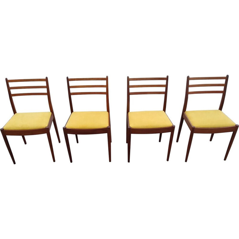 Set of 4 vintage dining chairs G-Plan by Victor Wilkins, 1960s