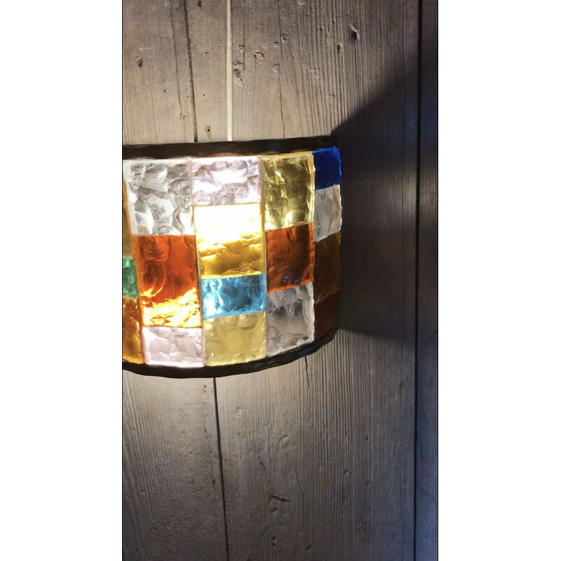 Pair of poliarte vintage wall lamps for Longobardo