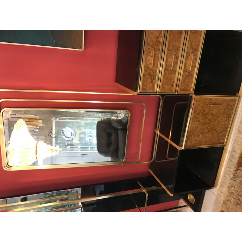 Vintage dressing table in brass 1970s