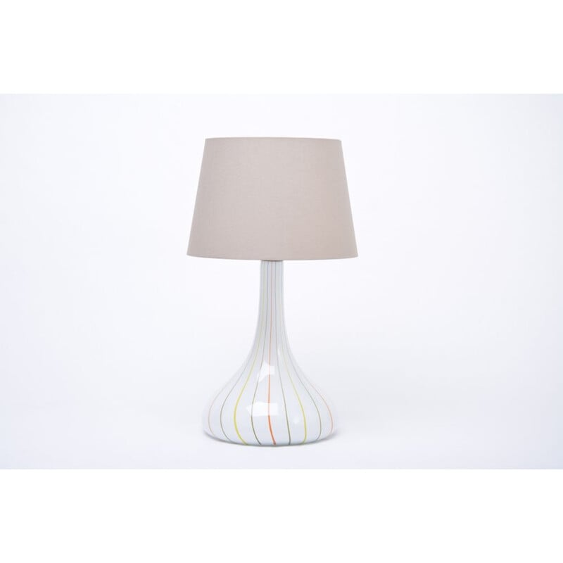 Vintage danish table lamp by Holmegaard, 1960s