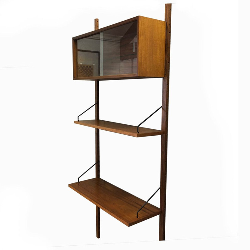 Etagères vintage en teak par Poul Cadivious pour Royal Système, 1960