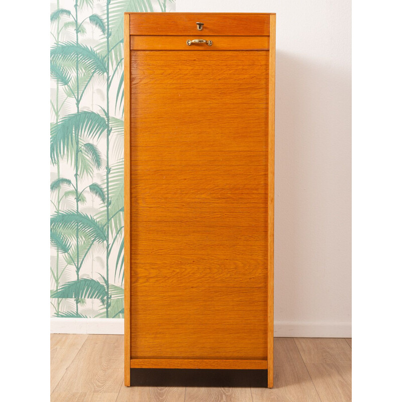 Vintage roller shutter cabinet, 1950s