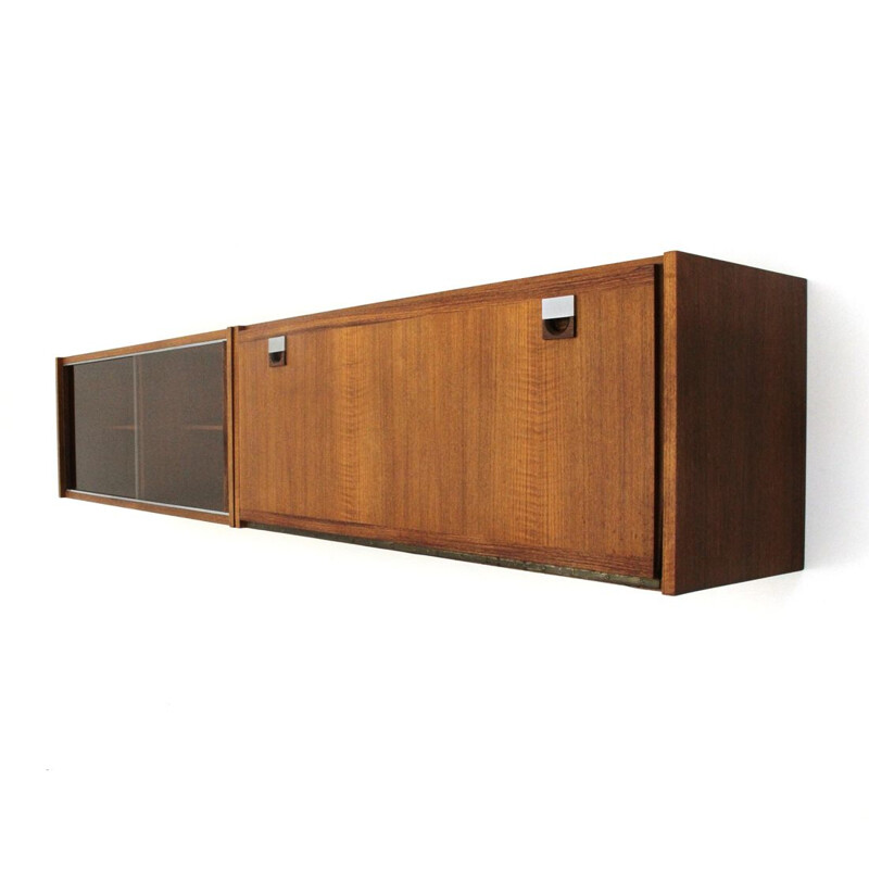 Vintage wall sideboard in 2 units by Fratelli Cervi, 1950s
