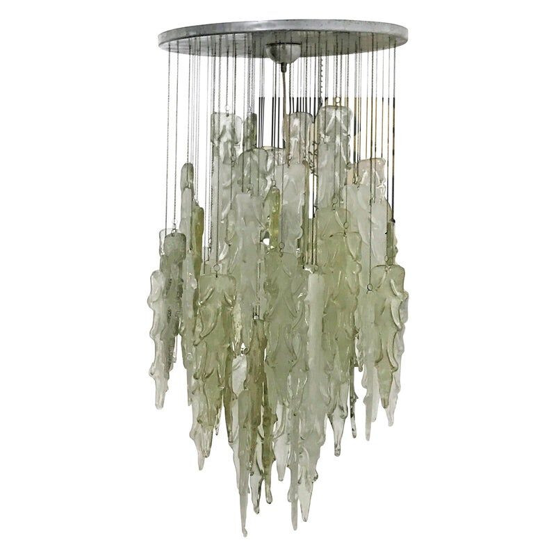 Vintage Chandelier made of Murano glass, Italy 1970s