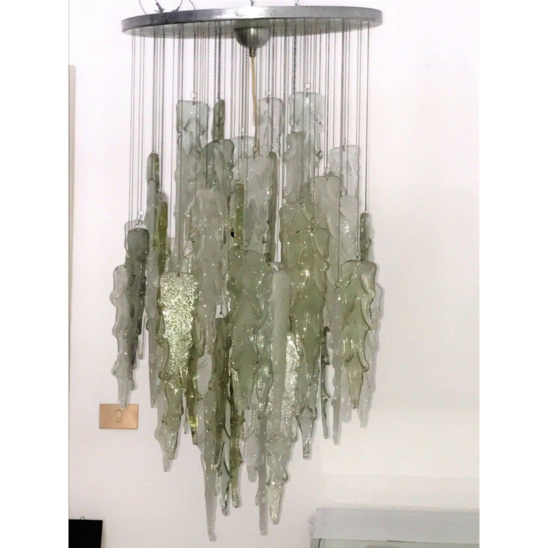 Vintage Chandelier made of Murano glass, Italy 1970s