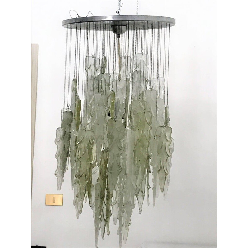 Vintage Chandelier made of Murano glass, Italy 1970s