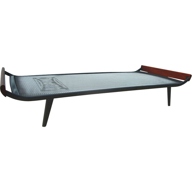 Auping teak and metal Cleopatra daybed, Dick CORDEMEIJER - 1960s