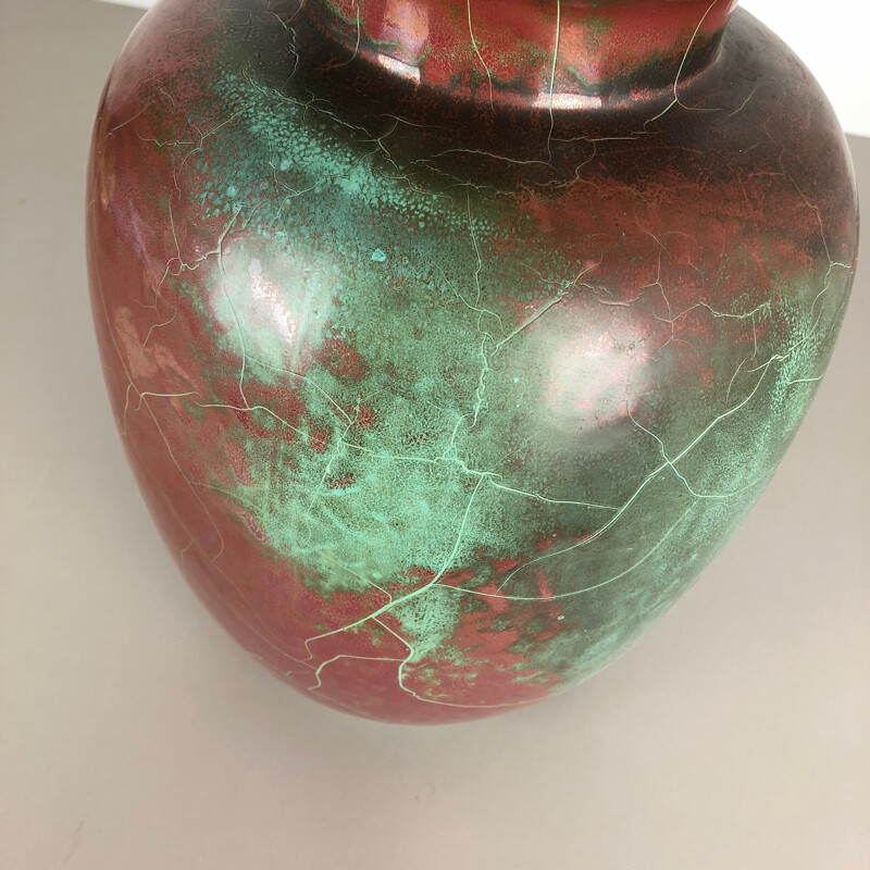 Große Vintage-Vase aus Keramik-Töpferei Richard Uhlemeyer, Hannover Deutschland, 1940