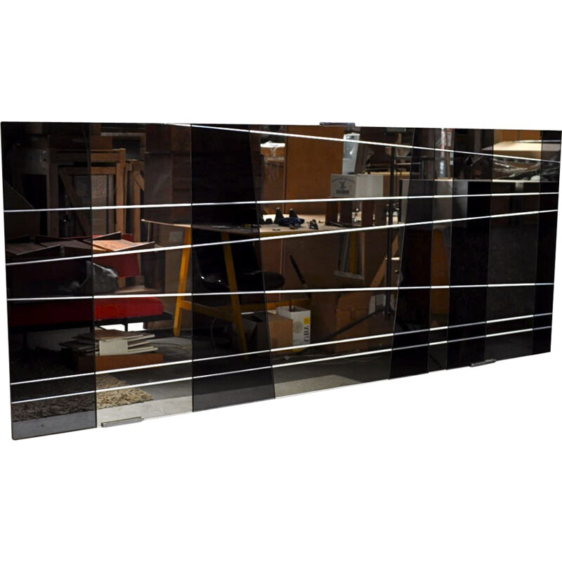Miroir rectangulaire avec décor fragmenté, Jacques HITIER - 1960