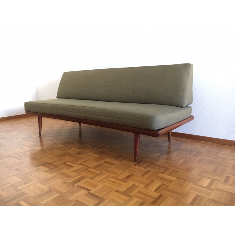 Canapé vintage Peter Hvidt - Orla Molgaard Nielsen Daybed Teck 1960