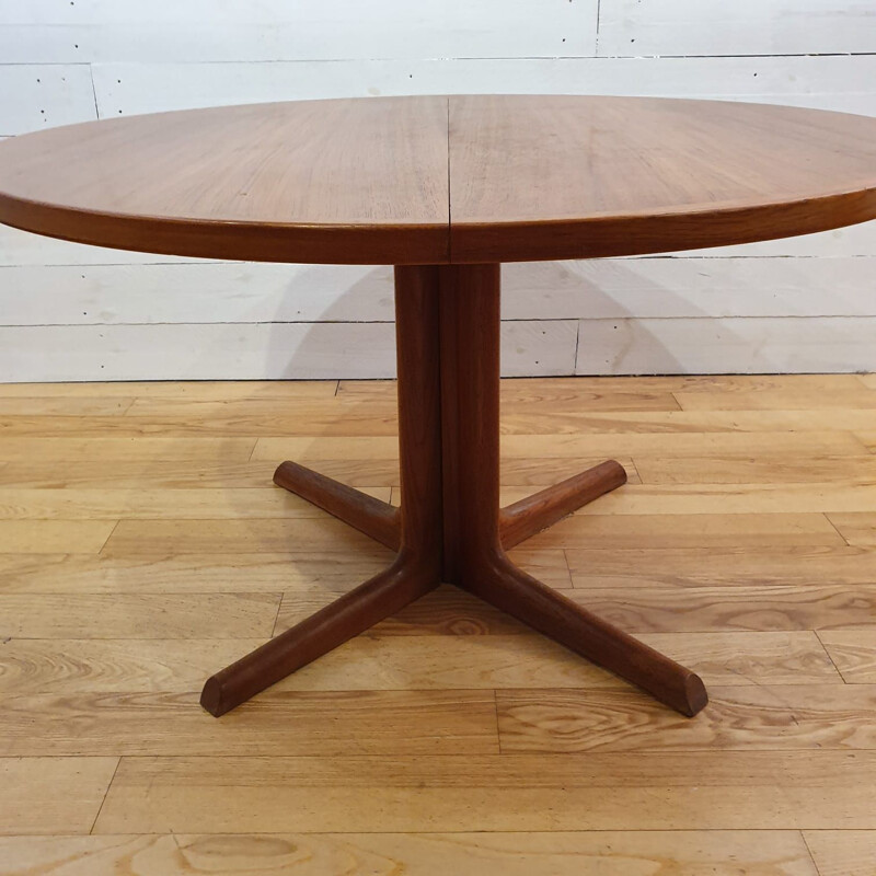 Vintage teak dining table by Niels O. Moller for Gudme Mobelfabrik, 1960s