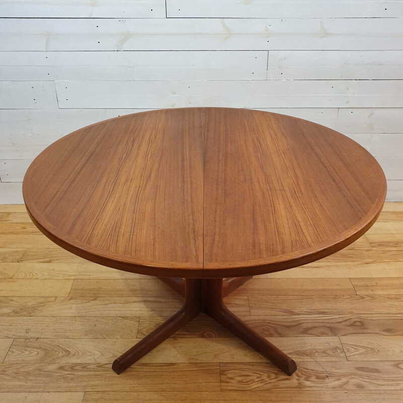 Vintage teak dining table by Niels O. Moller for Gudme Mobelfabrik, 1960s