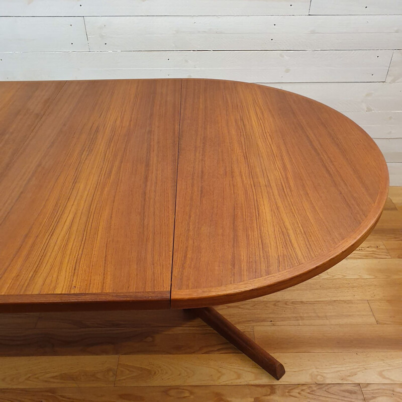 Vintage teak dining table by Niels O. Moller for Gudme Mobelfabrik, 1960s