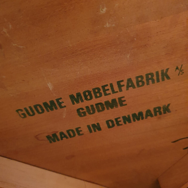 Table à repas vintage en teck par Niels O. Moller pour Gudme Mobelfabrik, 1960