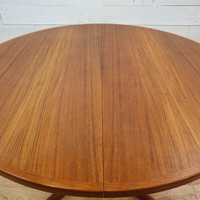 Vintage teak dining table by Niels O. Moller for Gudme Mobelfabrik, 1960s