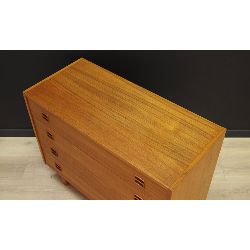 Teak vintage chest of drawers, 1970s