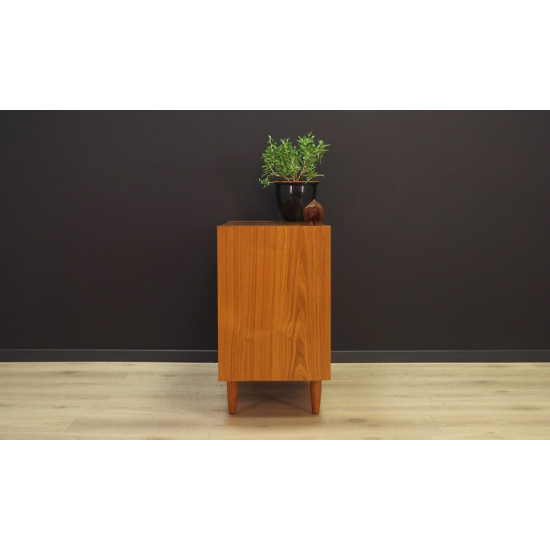 Teak vintage chest of drawers, 1970s