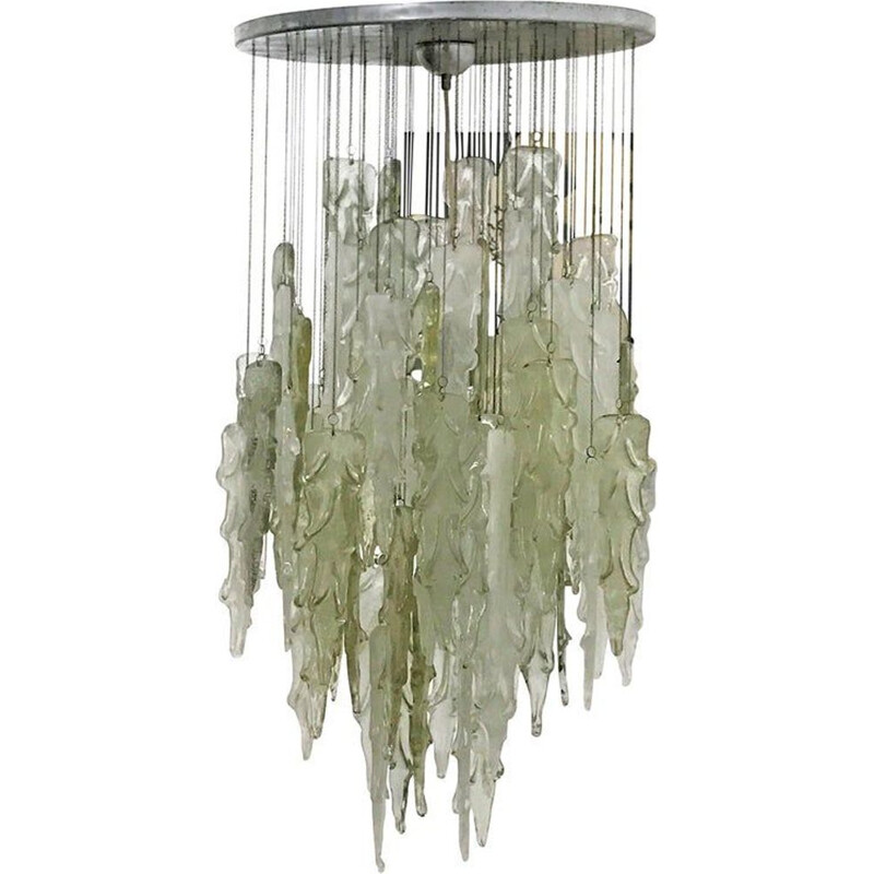 Vintage Chandelier made of Murano glass, Italy 1970s