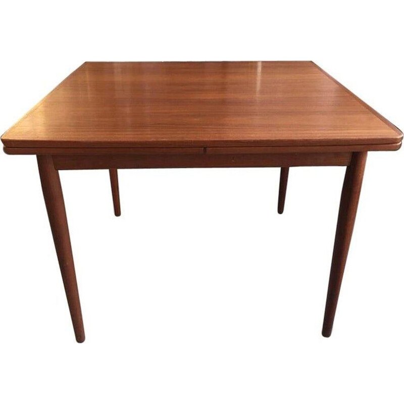 Vintage teak extension dining table by Arne Vodder Denmark 1960 