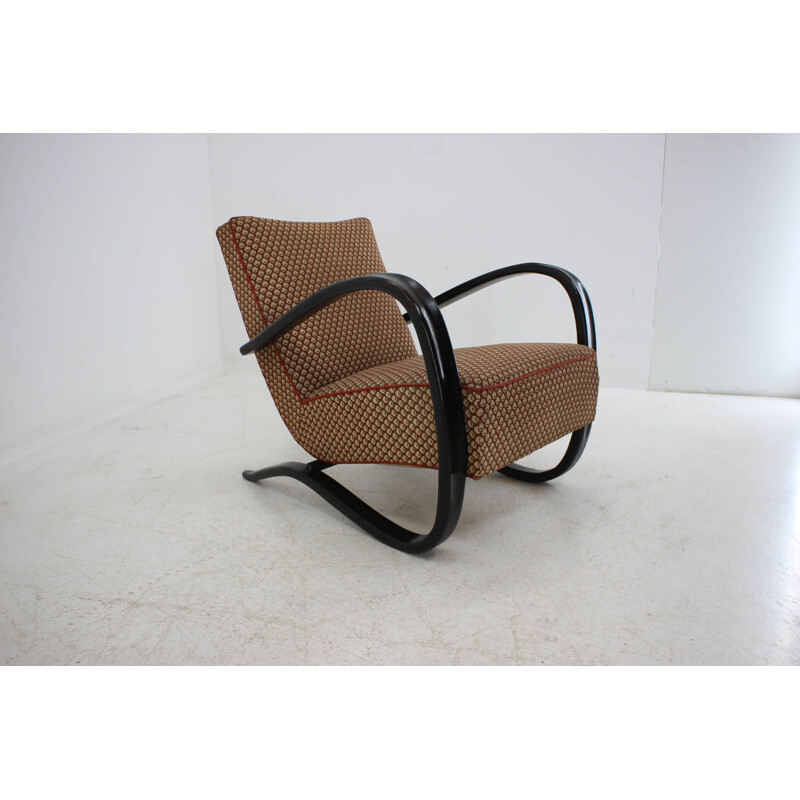 Vintage armchair model H 269 by Jindrich Halabala, 1940s